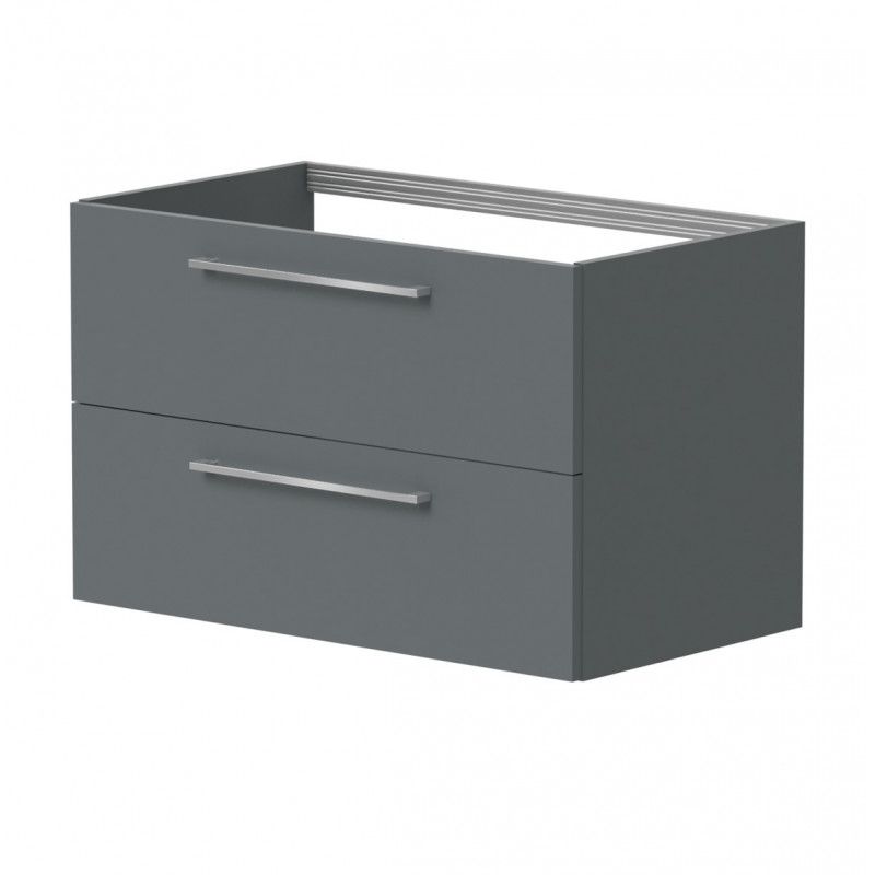 Apatinė spintelė Kame Gama, matinė pilka 80 cm BUC/8-3DR/D05