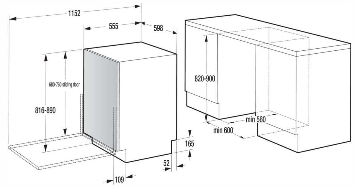 Indaplovė Hisense HV663C62 Indaplovė Hisense HV663C62