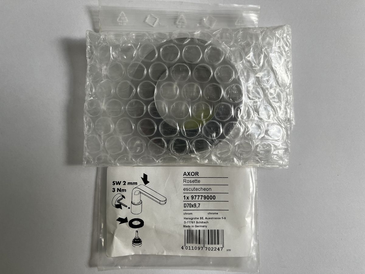 Atsarginė detalė HG AXOR Citterio,chromas, 97779000