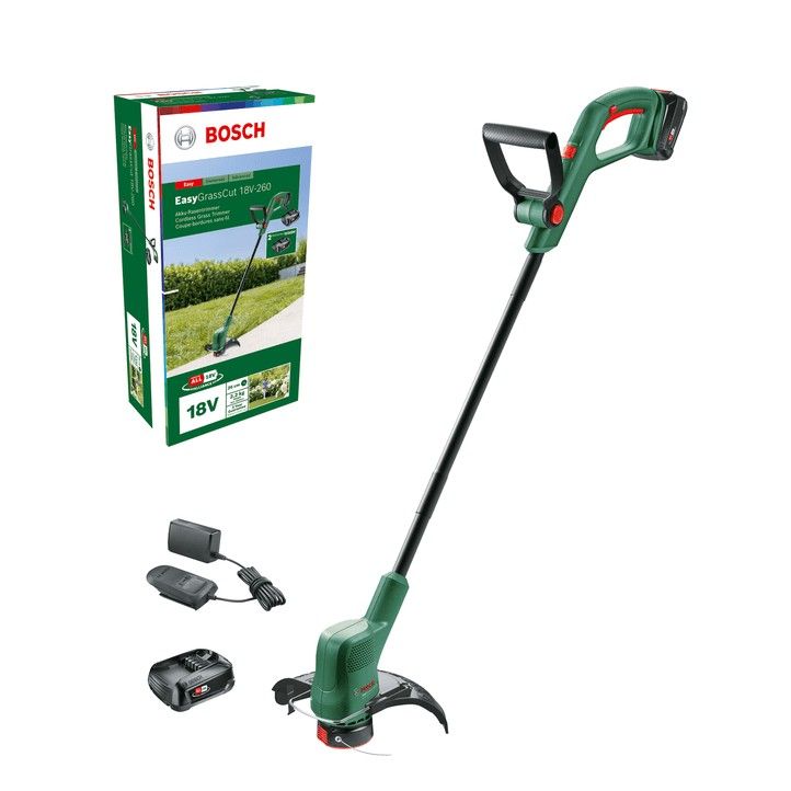 Akumuliatorinis trimeris Bosch EasyGrassCut 18V-26, 2 x 2.0Ah 06008C1C05 Akumuliatorinis trimeris Bosch EasyGrassCut 18V-26, 2 x 2.0Ah 06008C1C05