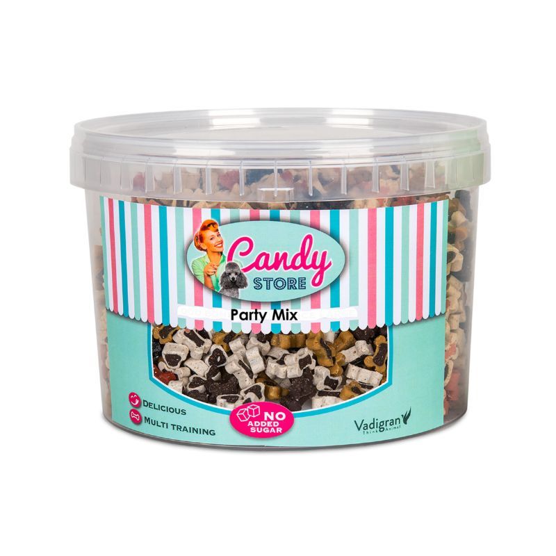 VADIGRAN CANDY STORE Party Mix kauliukai/širdelės 1.8kg (4), 16511