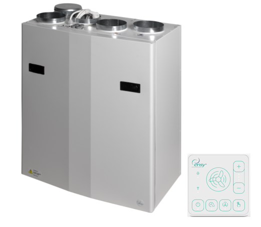 Rekuperatorius ENSY WAVE 350BH vert. deš.p. su Wi-Fi ir Bluetooth valdikliu