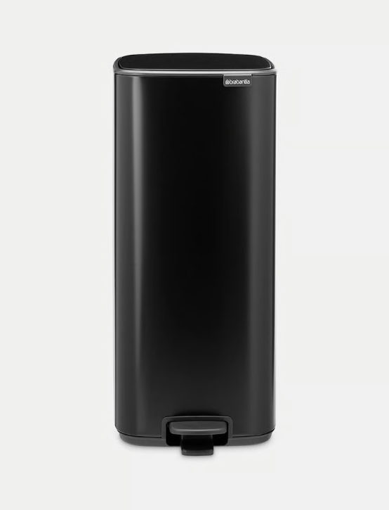 Šiukšlių dėžė Brabantia Bo, 30L., Matt Black, 238109