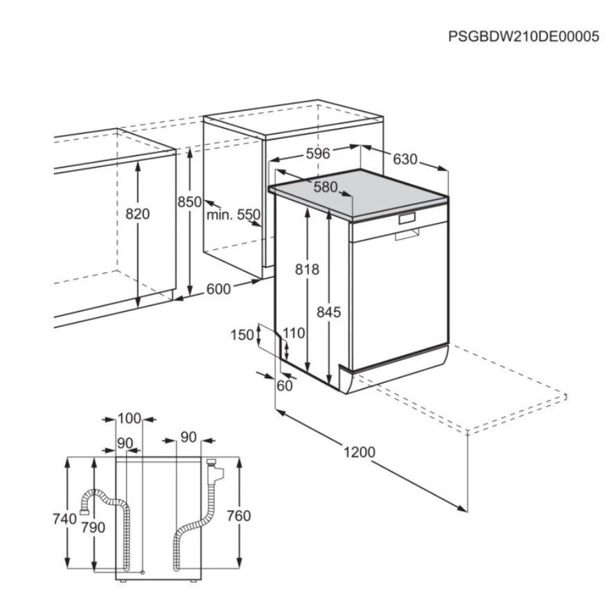 Indaplovė ELECTROLUX ESF9500LOW