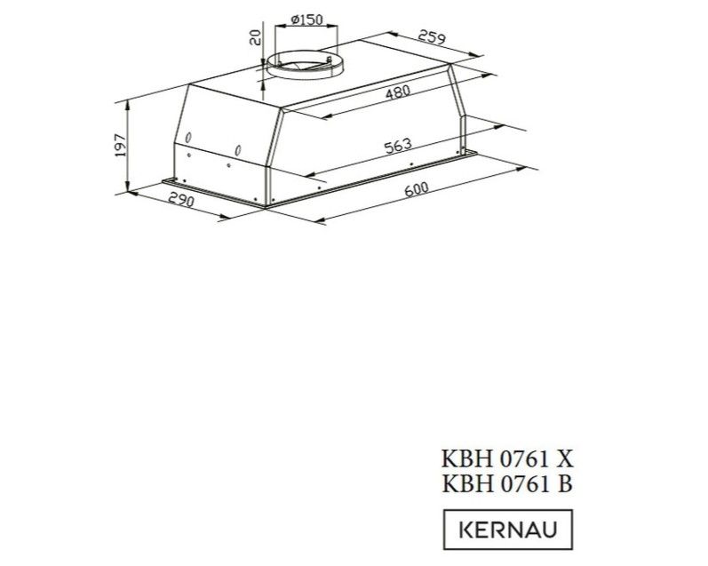 Gartraukis Kernau KBH 0761 X