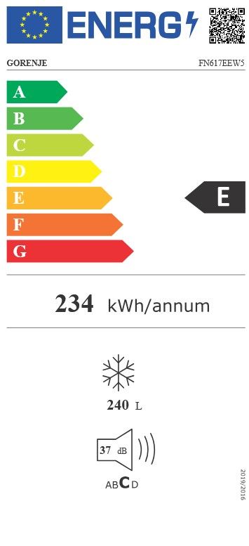 Šaldiklis Gorenje FN617EEW5 Šaldiklis Gorenje FN617EEW5