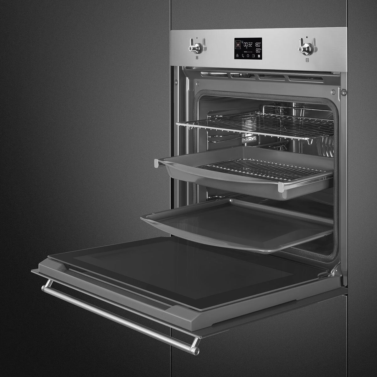 Elektrinė orkaitė su garų funkcija Smeg SOP6302S2PX