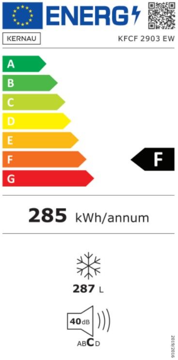 Šaldymo dėžė Kernau KFCF 2903 EW Šaldymo dėžė Kernau KFCF 2903 EW