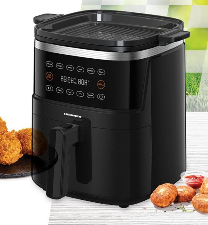 Oro keptuvė 2400W, 9.5 l HAFG-B5BK2600 HEINNER Oro keptuvė 2400W, 9.5 l HAFG-B5BK2600 HEINNER