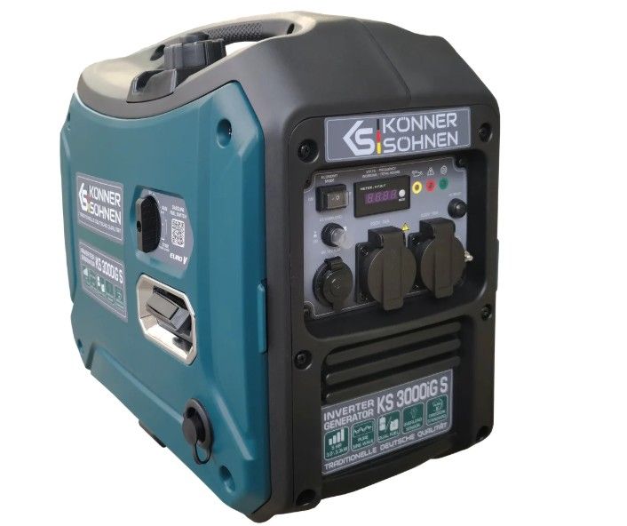 Inverterinis generatorius KÖNNER amp SÖHNEN KS 3000iG S, LPG/benzinas, 3300 W