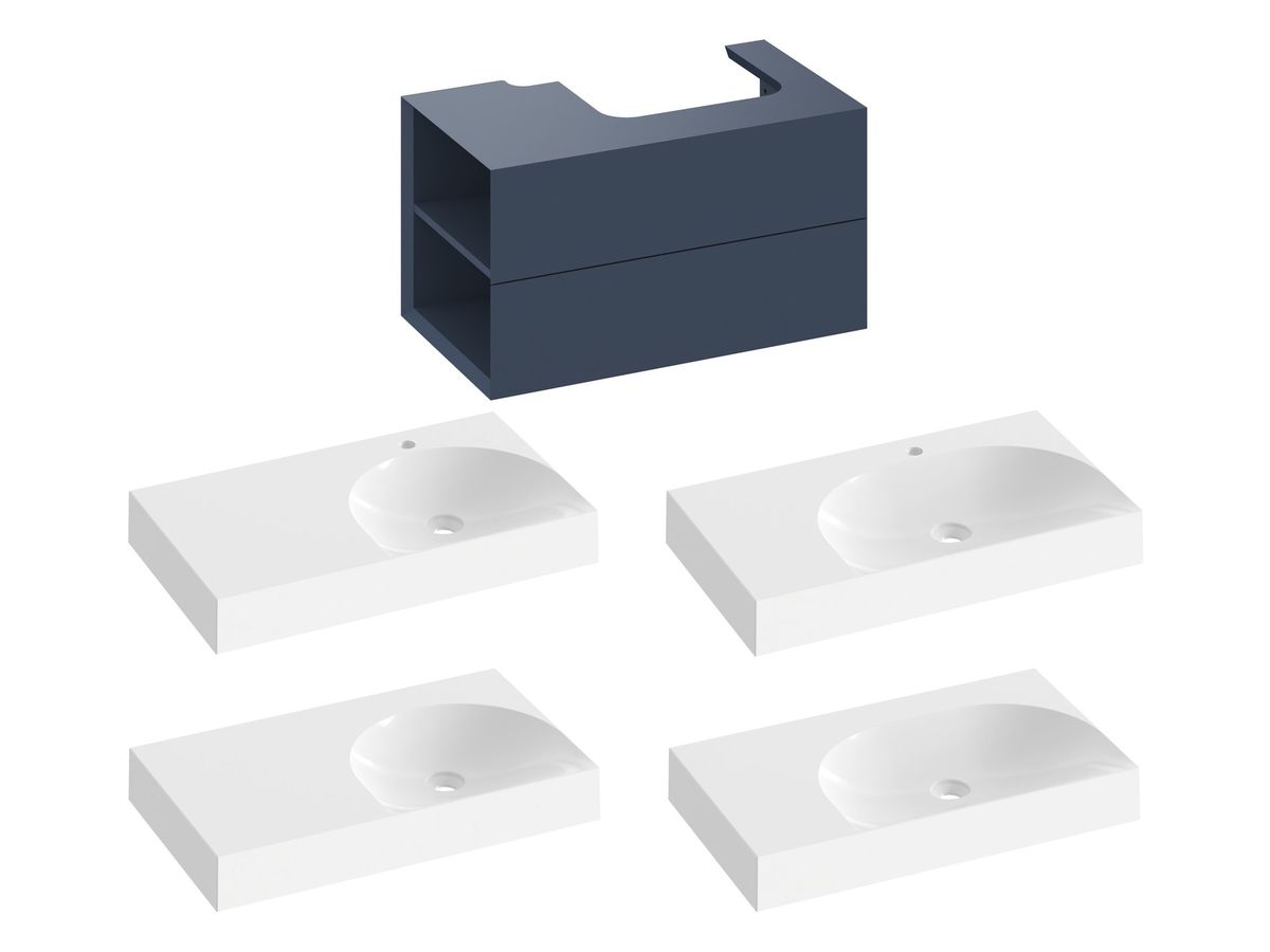 Spintelė po praustuvu Ravak SD Lite 80 K Deepsea Blue X000001875