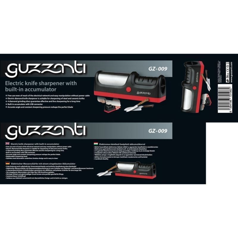 Elektrinis peilių galastuvas Guzzanti GZ-009 Elektrinis peilių galastuvas Guzzanti GZ-009