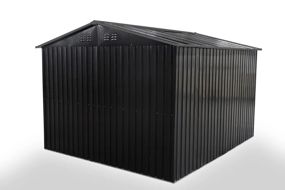 Metalinis sandėliukas HATIS, 9,73 m2, antracito Metalinis sandėliukas HATIS, 9,73 m2, antracito