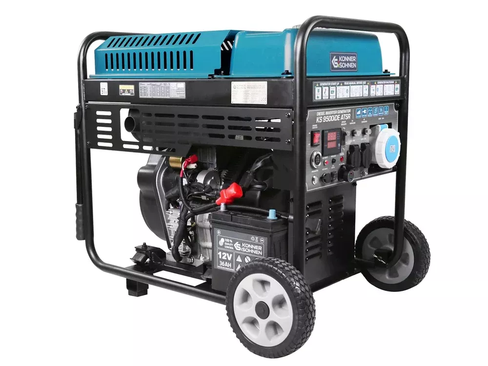 Inverterinis dyzelinis elektros generatorius 9500W KS 9500iDE ATSR KONNER & SOHNEN Inverterinis dyzelinis elektros generatorius 9500W KS 9500iDE ATSR KONNER & SOHNEN