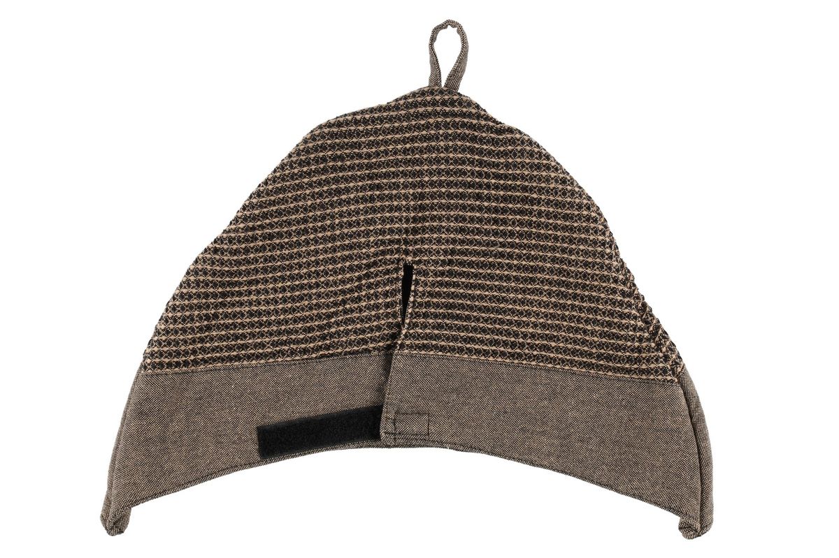Pirties kepurė Rento Kenno, juoda/smėlio, 6410416252056 Pirties kepurė Rento Kenno, juoda/smėlio, 6410416252056