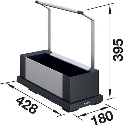 Atliekų rūšiavimo sistemos BLANCO Storage Caddy 21 Atliekų rūšiavimo sistemos BLANCO Storage Caddy 21