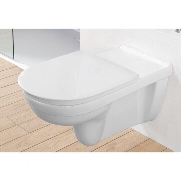 Unitazas neįgaliesiems pailgintas Villeroy & Boch O. Novo Vita, 4601R0R1