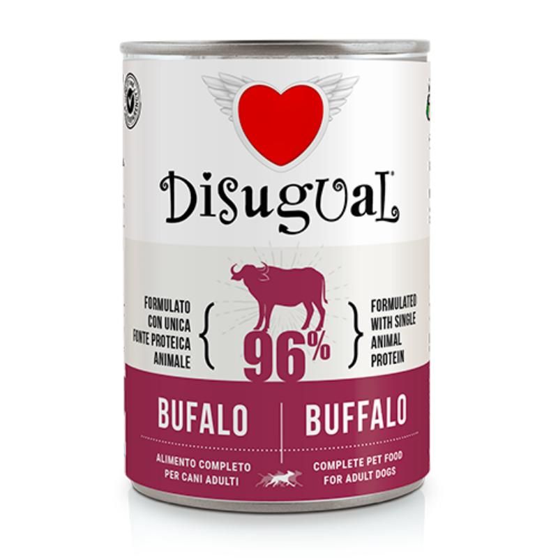 DISUGUAL MonoProtein konservas šunims su buivolu 400g (6), DSGS416