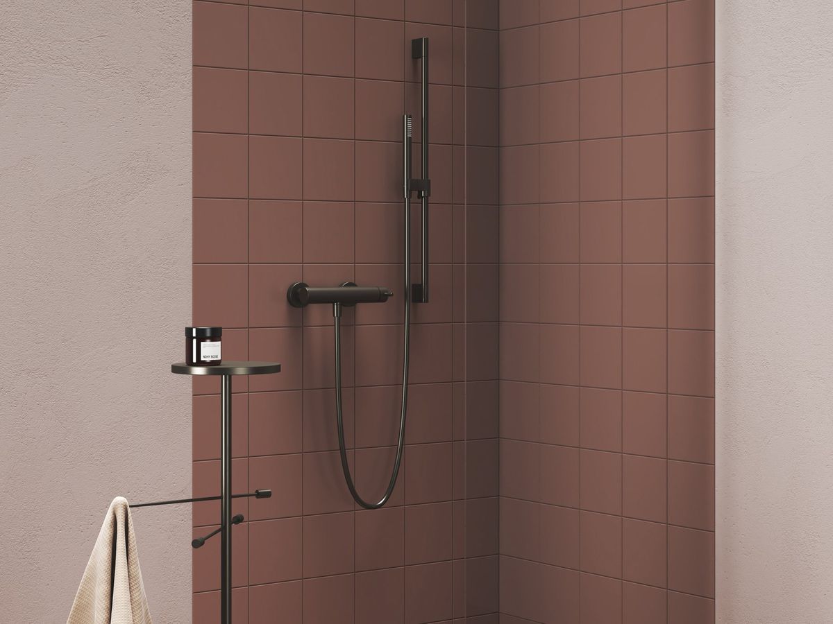 Sieninis dušo maišytuvas Ravak Espirit be dušo komplekto, Graphite Brushed X070317