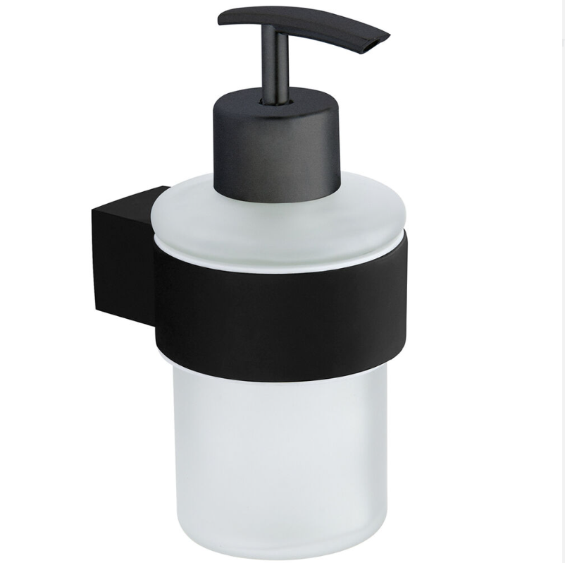 Sieninis muilo dozatorius Faneco Sydney, 170ml., juodas, HSS5XBL