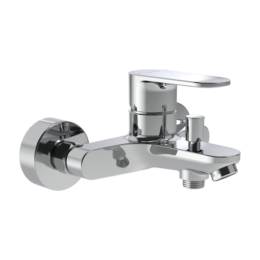 Sieninis vonios maišytuvas LAUFEN PRO X 160 mm, be dušo komplekto, chromas, HF506960100630 Sieninis vonios maišytuvas LAUFEN PRO X 160 mm, be dušo komplekto, chromas, HF506960100630