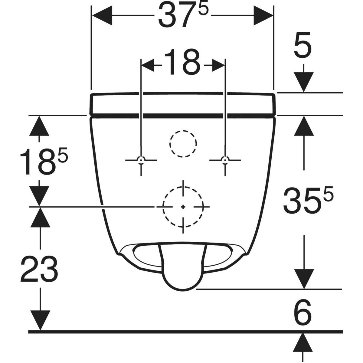 WC komplektas Geberit AquaClean Alba Basic su Duofix Delta 12 cm balta, AQAL12B00111 WC komplektas Geberit AquaClean Alba Basic su Duofix Delta 12 cm balta, AQAL12B00111