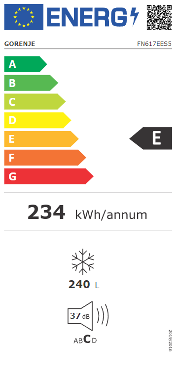 Šaldiklis GORENJE FN617EES5 Šaldiklis GORENJE FN617EES5