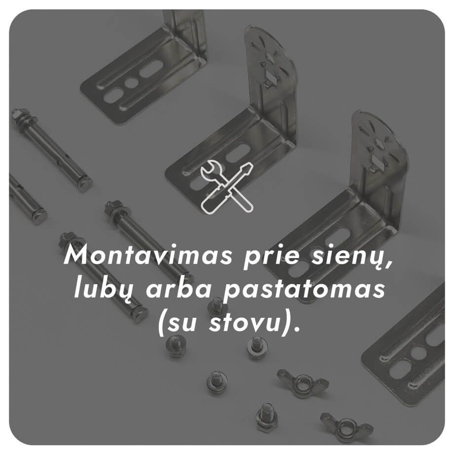 Infraraudonųjų spindulių šildytuvas Heatum CORE H2500R Black Infraraudonųjų spindulių šildytuvas Heatum CORE H2500R Black
