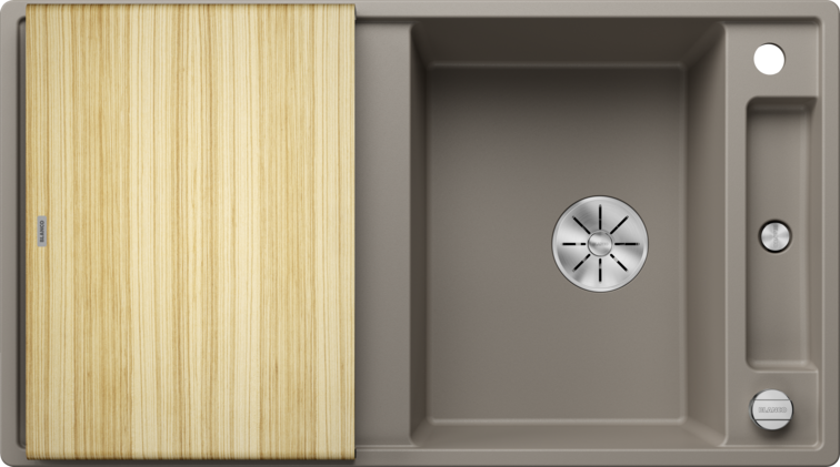 Silgranitinė plautuvė BLANCO AXIA III 5 S SILG PDUR Tartufo Z.ES InFino M.AF
