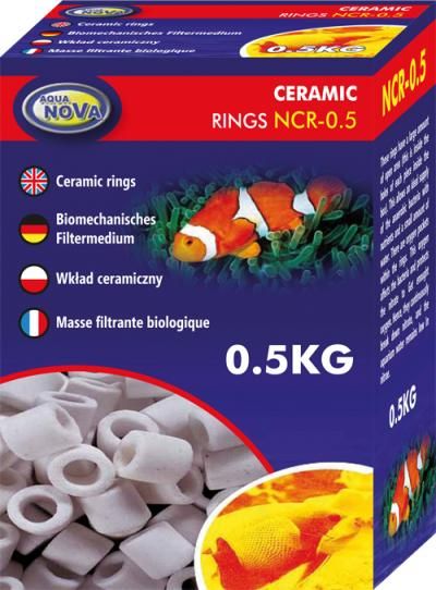 AQUA NOVA keramikiniai žiedai 0.5Kg, NCR-0.5