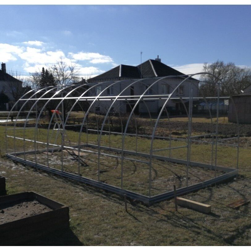 Šiltnamis 30 m2, 6 mm danga KLASIKA TUBE