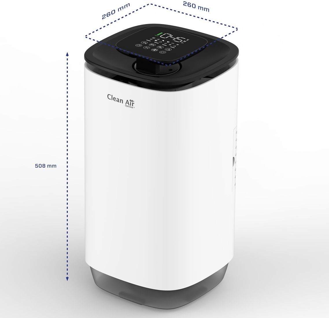 Išmanusis HEPA oro drėkintuvas – valytuvas Clean Air CA-808 Smart Išmanusis HEPA oro drėkintuvas – valytuvas Clean Air CA-808 Smart