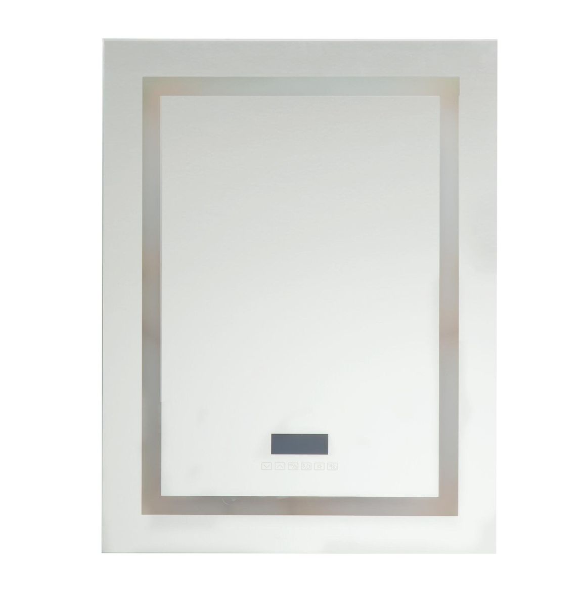 Vonios veidrodis Sissi XL, 80 x 60 x 5,6 cm, LED apšvietimas, Bluetooth, matinis chromas