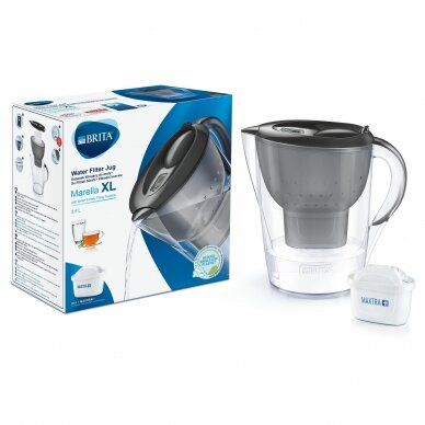 BRITA vandens filtravimo indas Marella XL (3,5l), Pilkas