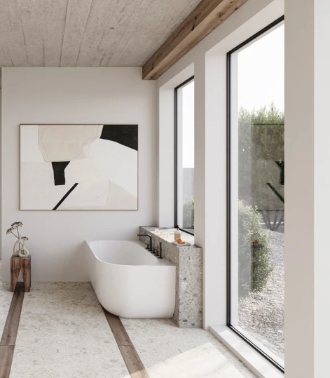 Xonyx™ kampinė vonia Balteco MARIN 170 L kairinė, 171x82x63 cm, balta matinė