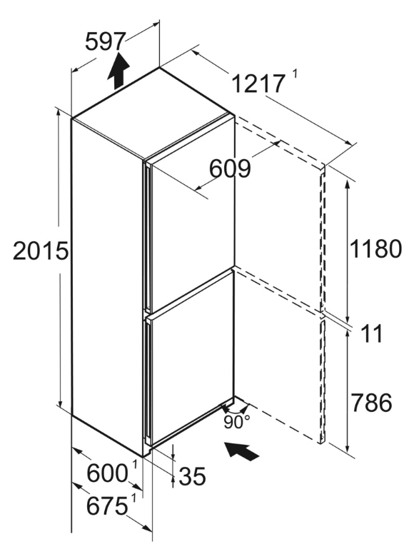 Šaldytuvas LIEBHERR CBNc 5723