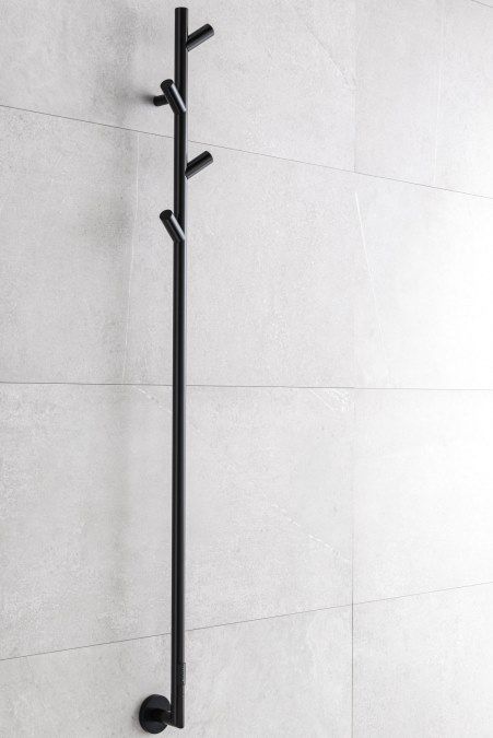 Elektrinis rankšluosčių džiovintuvas PMH Lisa 9,1x170,8 cm, juoda