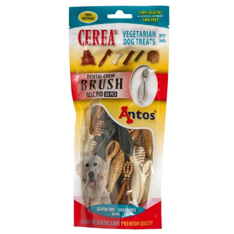 ANTOS Brush Mixed krakmoliniai šepetukai 7cm 20vnt, 20628P