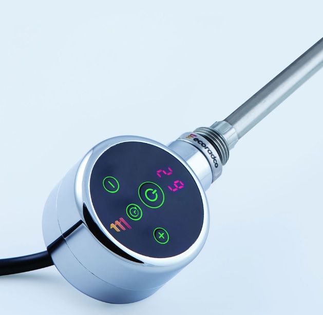 Kaitinimo elementas tenas Ecoradco SUN DIGITAL su ekranėliu, 750 W, chromas Kaitinimo elementas tenas Ecoradco SUN DIGITAL su ekranėliu, 750 W, chromas