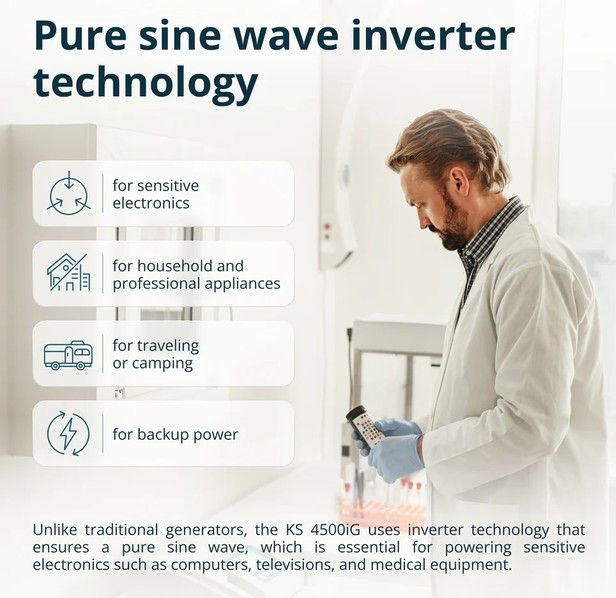 Inverterinis generatorius KS 4500iG KONNER amp SOHNEN Inverterinis generatorius KS 4500iG KONNER amp SOHNEN