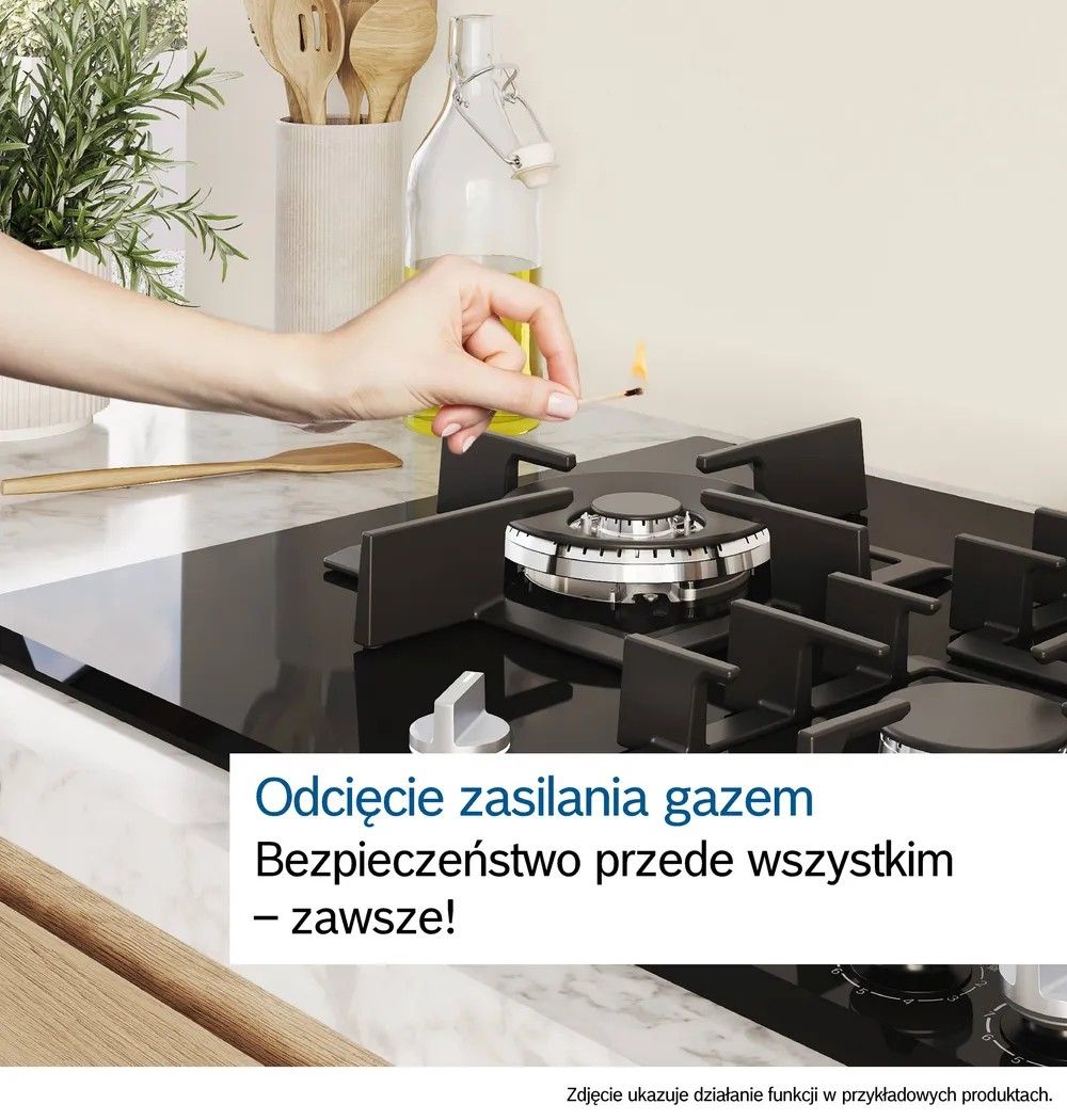 Įmontuojama dujinė kaitlentė Bosch POP6B6K30 Įmontuojama dujinė kaitlentė Bosch POP6B6K30