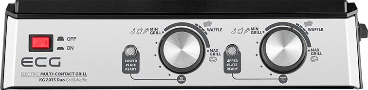 Grilis ECG KG 2033 Duo Grill & Waffle Grilis ECG KG 2033 Duo Grill & Waffle