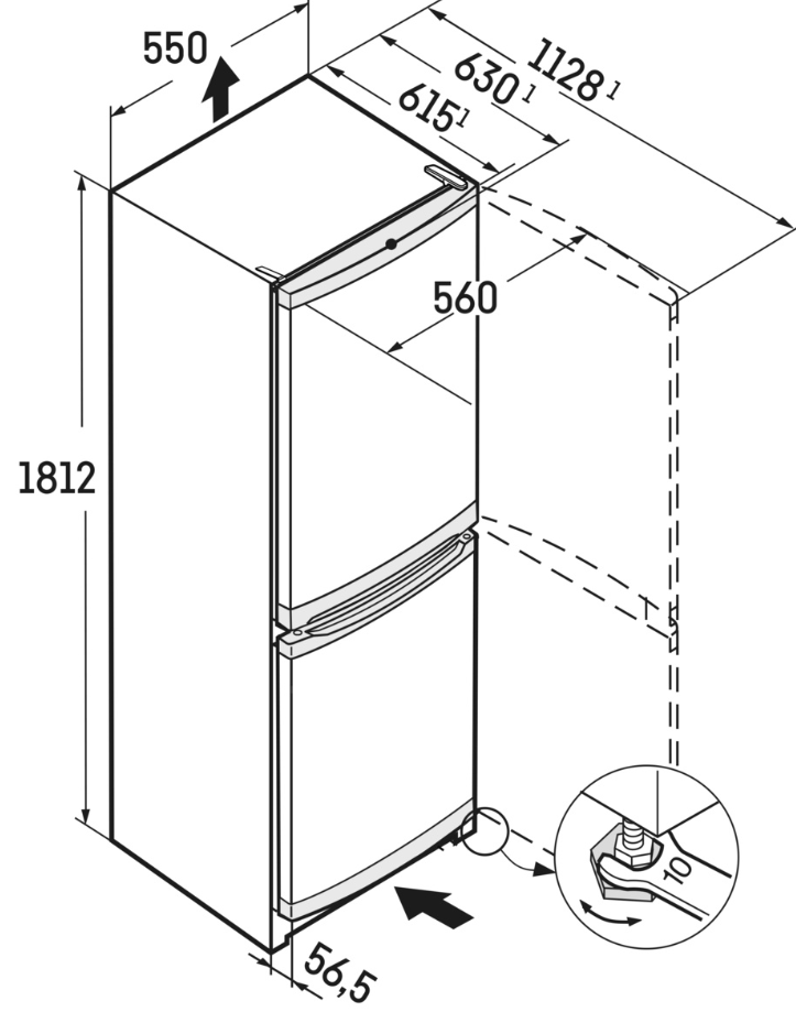 Šaldytuvas LIEBHERR CUele 3331