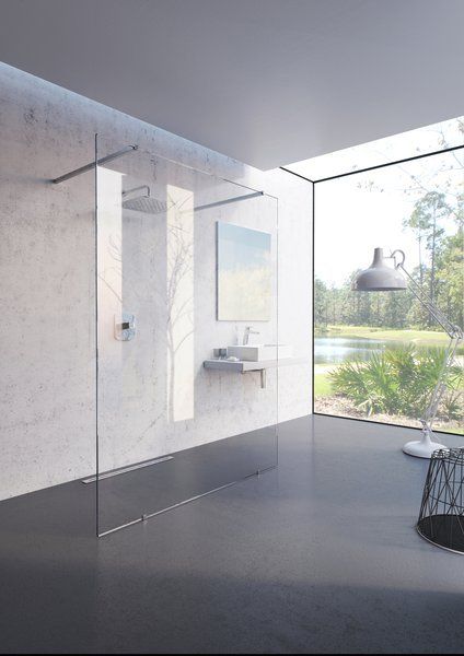 Dušo kabina Ravak Walk-In Free 120, stiklas Transparent GW9FG0C00Z1