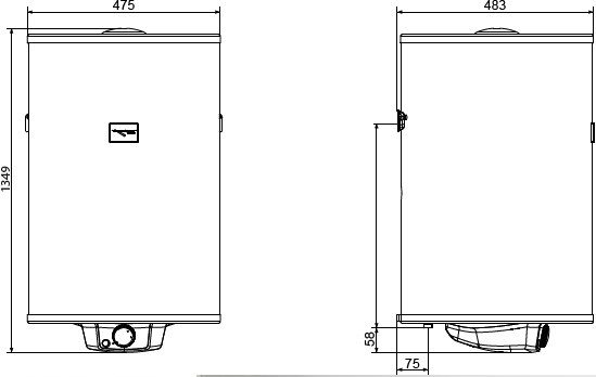 Vertikalus elektrinis vandens šildytuvas Stiebel Eltron PSH 150 Classic, 150L Vertikalus elektrinis vandens šildytuvas Stiebel Eltron PSH 150 Classic, 150L