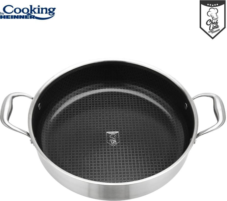 Puodas nerūdijančio plieno su keramikos danga 4.8L 30x7.8cm HR-MRK-30C HEINNER Puodas nerūdijančio plieno su keramikos danga 4.8L 30x7.8cm HR-MRK-30C HEINNER