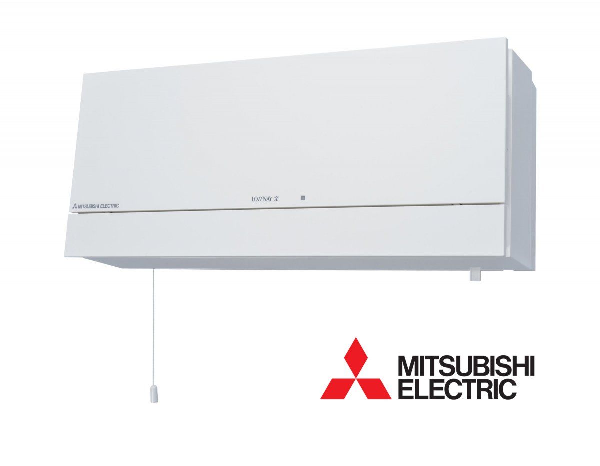 Sieninis mini rekuperatorius Mitsubishi VL-100U5-E (su virvele)