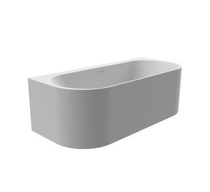 Akmens masės vonia RIHO Valor Back2Wall 180x80 cm
