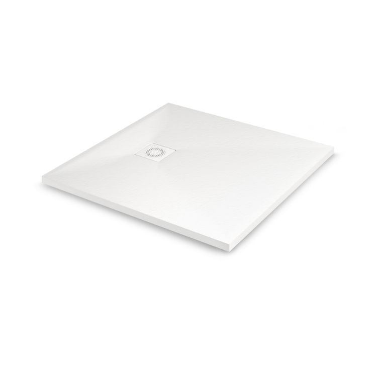Akmens masės dušo padėklas PAA Lettera 100x100 cm (be panelio) Akmens masės dušo padėklas PAA Lettera 100x100 cm (be panelio)