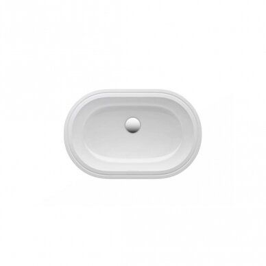 Laufen Savoy ovalus iš apačios montuojamas praustuvas, 51 x 31cm, baltas, H8189460001091